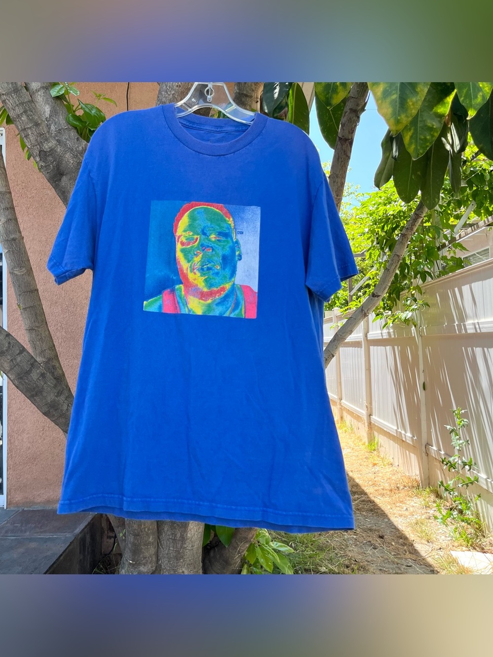 Brockhampton Iridescence Album Graphic T-Shirt in Blue.
